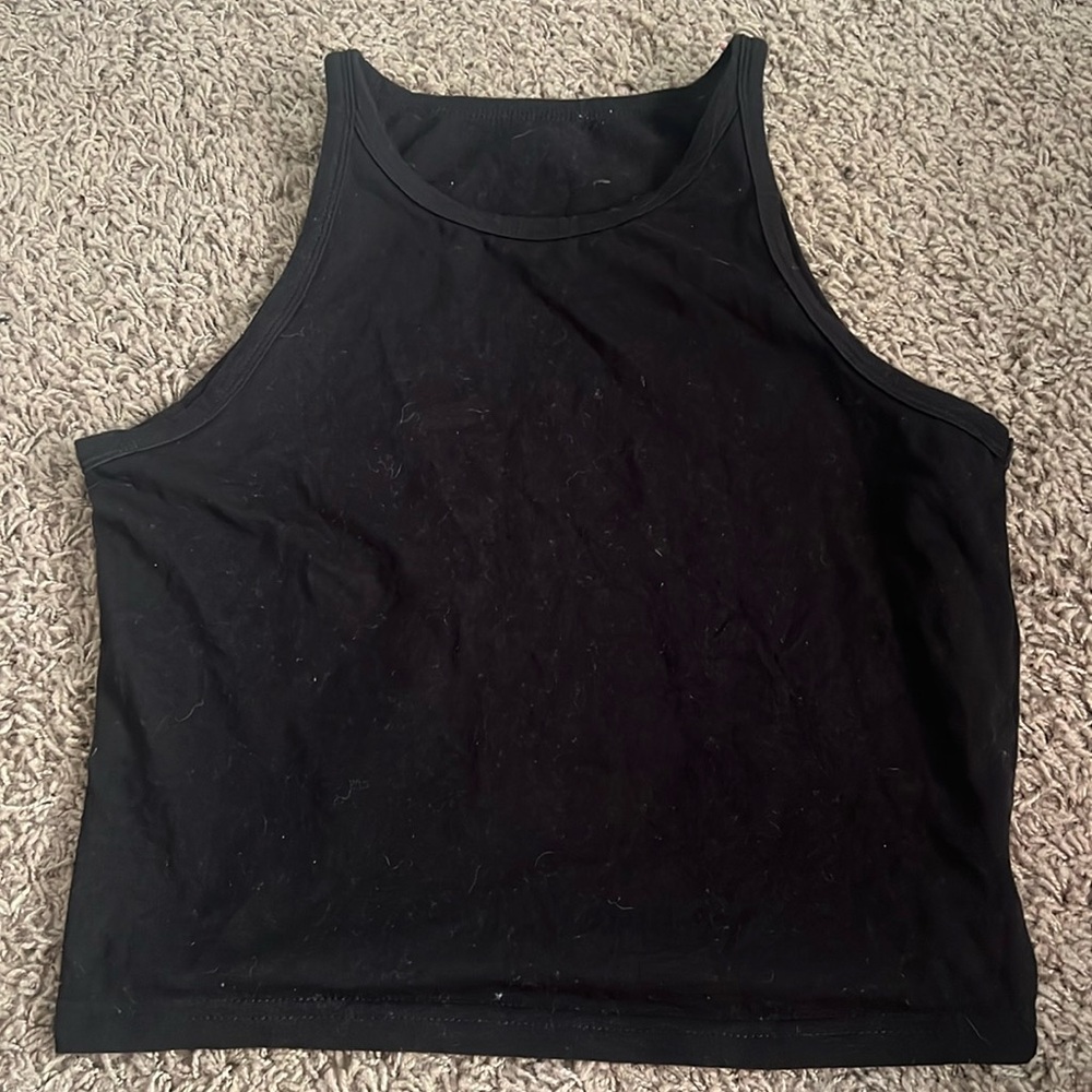 black tank top